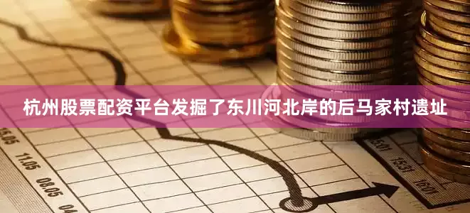 杭州股票配资平台发掘了东川河北岸的后马家村遗址