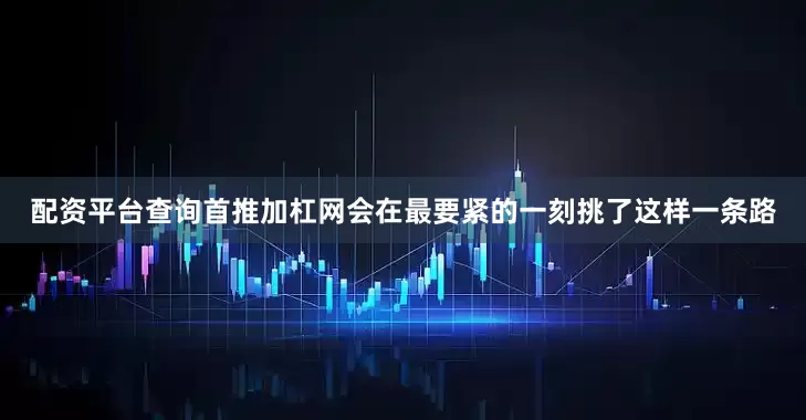 配资平台查询首推加杠网会在最要紧的一刻挑了这样一条路